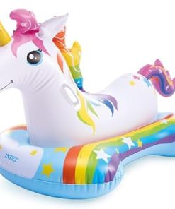 Intex Magical Unicorn Ride on Inflatable Swimming Pool Float 2