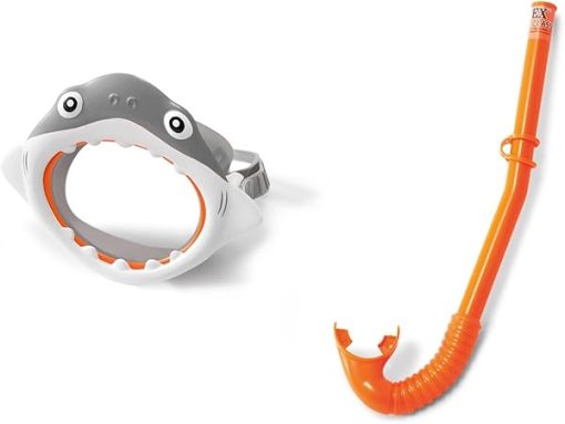 Intex 1 55944 Shark Fun Set, Grey, Orange, White, One Size