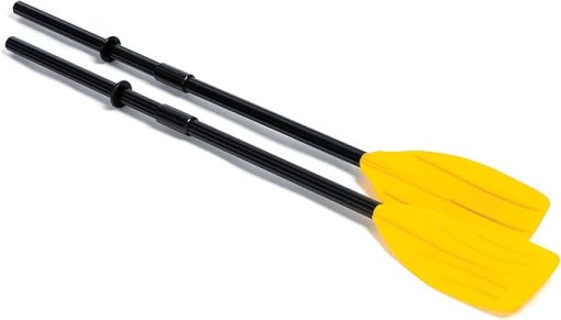 INTEX 59623E 48" Deluxe French Oars: Easy 3 Piece Assembly – Ribbed Blade – Retainer Rings – TUV RL approved – Perfect for Inflatable Boats - Image 2