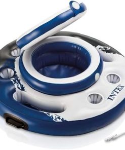 Intex Mega Chill Swimming Pool Inflatable Floating 24 Beverage Holder (2 Pack) 2