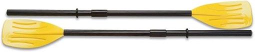 INTEX 59623E 48" Deluxe French Oars: Easy 3 Piece Assembly – Ribbed Blade – Retainer Rings – TUV RL approved – Perfect for Inflatable Boats
