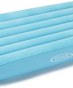Intex 66803EP Cozy Kidz Inflatable Airbed: Fiber-Tech – Velvety Soft Surface – Carry Bag Included – Color May Vary – 34.5" x 62" x 7"