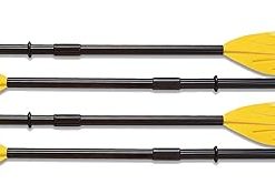 Intex 48" Paddles Plastic Ribbed French Oars Set for Inflatable Boat (2 Pairs)