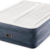 Intex 2 Pack Dura Beam Plus Deluxe Airbed, Inflatable Blow Up Portable Air Mattress with Built-in Internal Air Pump, King-Sized Bed 3