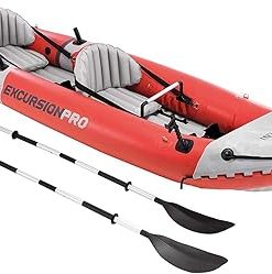 INTEX Inflatable Kayak Excursion Pro Paddle + Pump