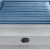 Intex King Air Mattress, Dura-Beam Deluxe 22″ Dual Zone Inflatable Bed with Built-in Pump 3