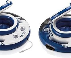 Intex Mega Chill Swimming Pool Inflatable Floating 24 Beverage Holder (2 Pack)