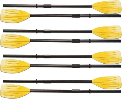 Intex Set of 48 Paddles Plastic Ribbed French Oars for Inflatable Boat (4 Pack) - Image 2