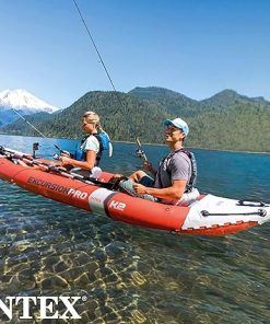 INTEX Inflatable Kayak Excursion Pro Paddle + Pump 2