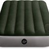 Intex 67997E Camping Sleeping Air Mattress 26.5″ x 72.5″: Durable Outdoor Use – 2-PLY Laminate – Velvety Surface – Unique Construction – 300lb Weight Capacity 3