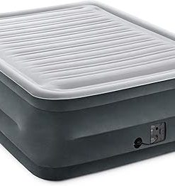 Intex Comfort Dura-Beam Airbed Internal Electric Pump Bed Height Elevated (2020 Model)