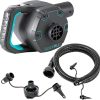 Intex 66636 12 Volt Quick-Fill Dc Electric Pump-Just Plug into Car 12v Socket, Black and Red 4