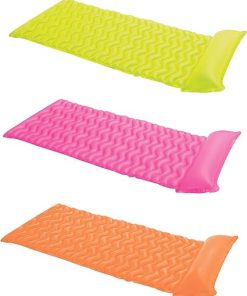 Intex Tote 'N Float Wave Mat Inflatable Floating Swimming Pool Beach Lounger