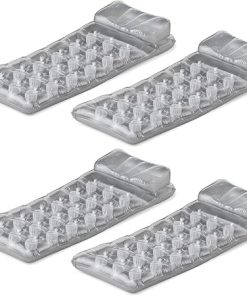 Intex 18-Pocket Mattress Suntanner Pool Lounger w/Headrest (4 Pack) | 58894EP