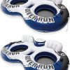 Intex River Run II 2-Person Water Tube with Cooler and Connectors (2 Pack)