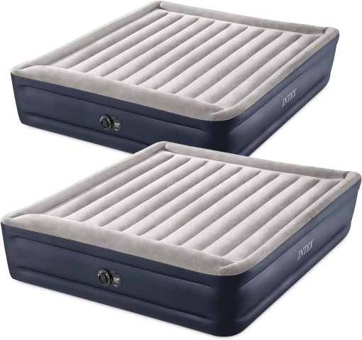 Intex Quick Fill Inflatable Mattress, Adults Unisex, Black, Standard