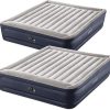 Intex King Air Mattress, Dura-Beam Deluxe 22″ Dual Zone Inflatable Bed with Built-in Pump 4