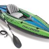 INTEX Excursion Inflatable Boat Series: Includes Deluxe 54in Boat Oars and High-Output Pump – SuperTough PVC – Adjustable Seats with Backrest – Fishing Rod Holders – Welded Oar Locks 3