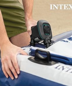 INTEX QuickFill Electric Air Pump: Inflates and Deflates Air Mattresses, Inflatable Kayaks, Boats, Toys 2